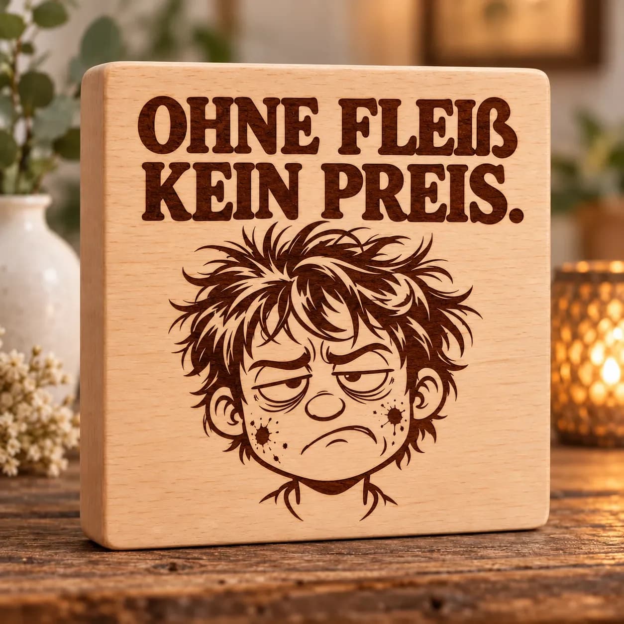 Brandblock Ohne Fleiß kein Preis